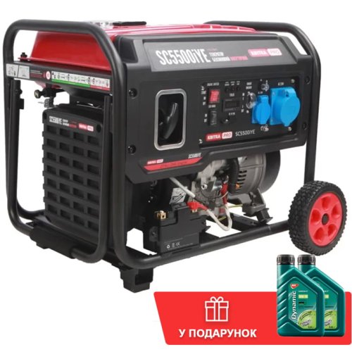 Инверторный бензиновый генератор КВІТКА PRO SC5500iYE (5.5 кВт) (110-7041)