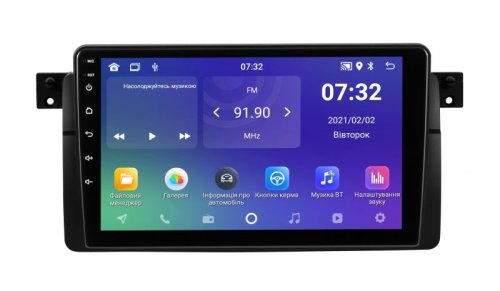 Штатна магнітола Soundbox SM-8633 з CarPlay для BMW E46 3Series 1999-2005