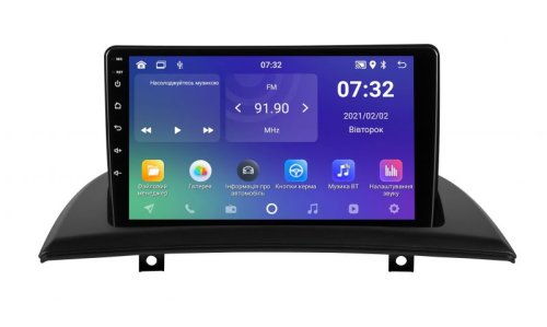 Штатна магнітола Soundbox SM-8634 з CarPlay для BMW X3 2006-2010