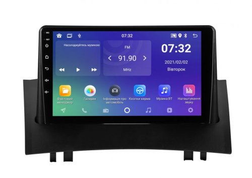 Штатная магнитола Soundbox SM-2055 с CarPlay для Renault Megane II