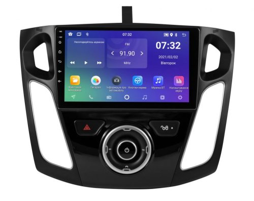 Штатна магнітола Soundbox SM-9232 B для Ford Focus III 2012-2017 (активні кнопки)