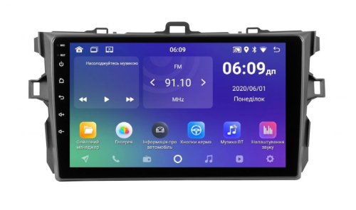 Штатная магнитола Soundbox SM-1374 для Toyota Corolla 2008-2013