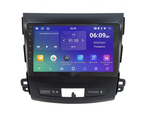 Штатная магнитола Soundbox SM-8122 для Mitsubishi Outlander XL