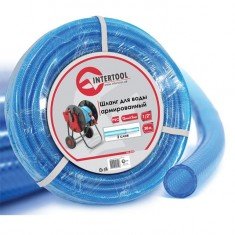 Шланг для води 3-х шаровий армований PVC Intertool GE-4055