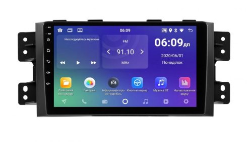 Штатная магнитола Soundbox SM-9576 для Kia Mohave 2009-2012 CarPlay, AHD