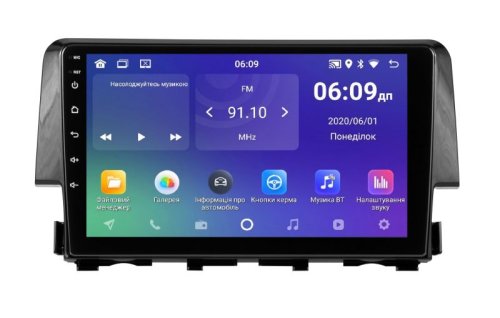 Штатная магнитола Soundbox SM-2987 для Honda Civic 2016-2021