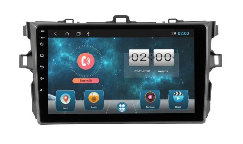 Штатна магнітола Soundbox SBM-1374 DSP для Toyota Corolla 2008-2013.