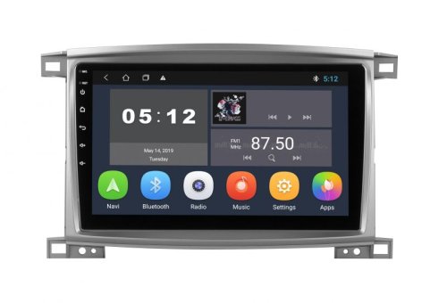 Штатна магнітола Soundbox SB-9471 2G CA для Toyota LC100 2003-2008 Клімат.