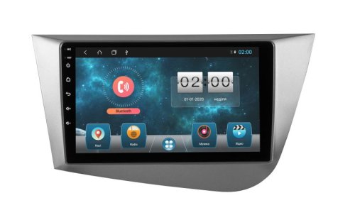 Штатна магнітола Soundbox SBM-9801 DSP для Seat Leon 2005-2012.