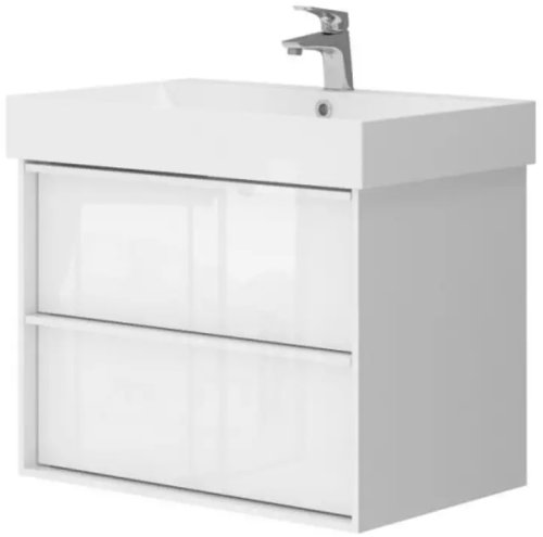 Тумба с умывальником Devit Quadra 083070W