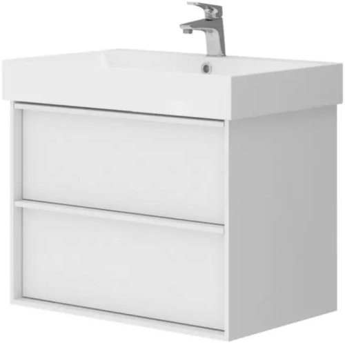 Тумба с умывальником Devit Quadra 083070WB