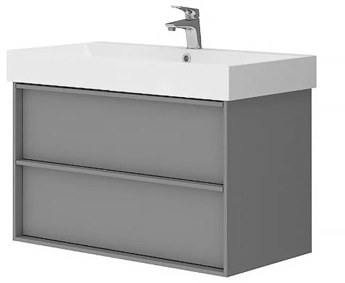 Тумба с умывальником Devit Quadra 083085G