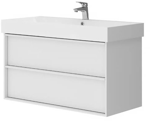 Тумба с умывальником Devit Quadra 083100WB