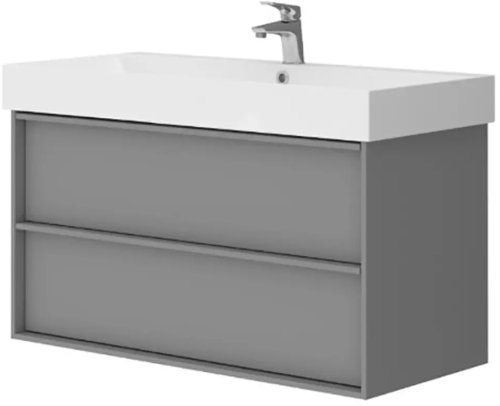 Тумба с умывальником Devit Quadra 083100G