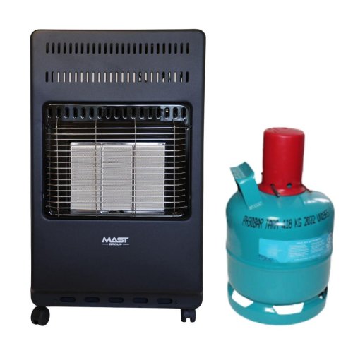 Обогреватель газовый инфракрасный MS 4200 + Баллон газовый Vitkovice 3 кг
