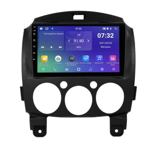 Штатна магнітола Soundbox SM-7789 для Mazda 2 2007-2013 з CarPlay та Android Auto