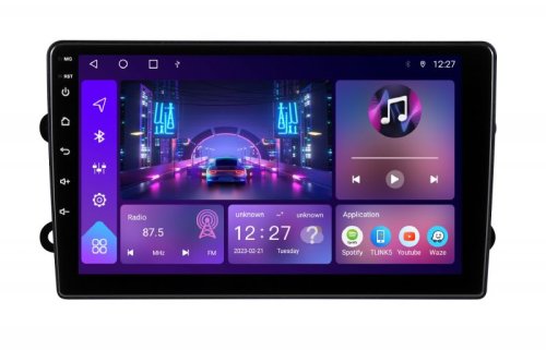 Штатная магнитола Soundbox S-2056 с CarPlay и 4G модемом для Renault Duster 2016-2021/Sandero 2017-2022/ Logan 2013-2021 9" S8-2056