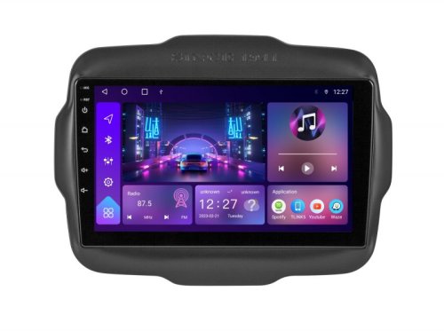 Штатная магнитола 4+64GB Soundbox S-9238 для Jeep Renegade 16+ 4G и CarPlay/Android Auto S4-9238