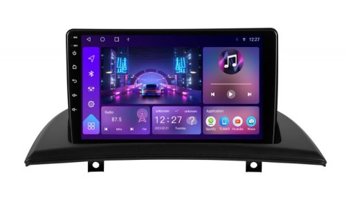 Штатная магнитола Soundbox S-8634 с CarPlay и 4G модемом для BMW X3 2006-2010 S8-8634