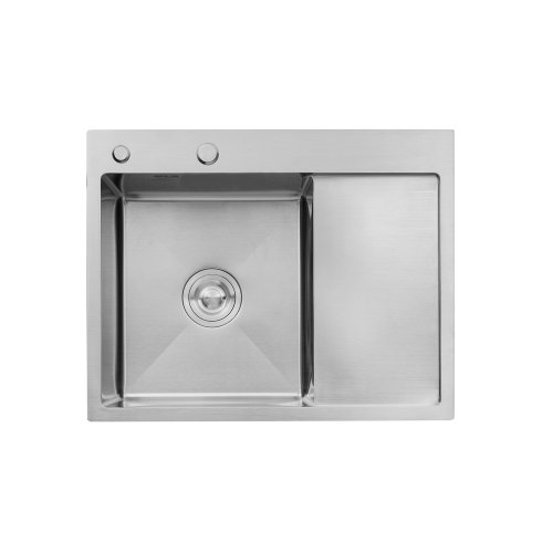 Кухонная мойка Kroner KRP Geberst - 6350LHM (3,0/1,0 мм)