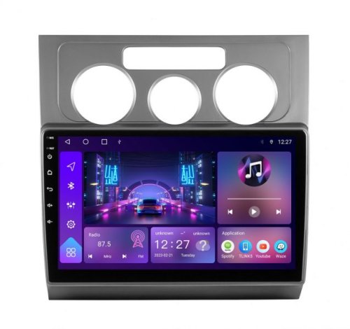Штатная магнитола Soundbox S-6289 с CarPlay и 4G для Volkswagen Touran 2007-2010 Climat S4-6289