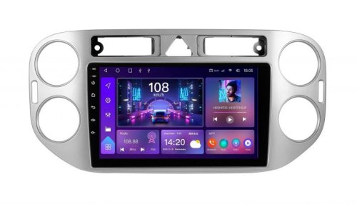 Штатная магнитола Soundbox S-6291 с CarPlay и 4G модемом для Volkswagen Tiguan 2010-2015 S4-6291