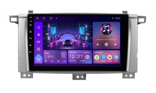 Штатная магнитола Soundox S-9422 для Toyota LC100 2003-2008 с CarPlay и 4G (кондиционер) S8-9422