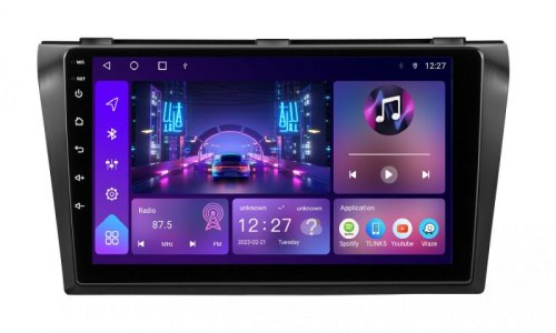 Штатное головное устройство Soundbox S-7785 для Mazda 3 2004-2009 CarPlay и 4G модем S4-7785