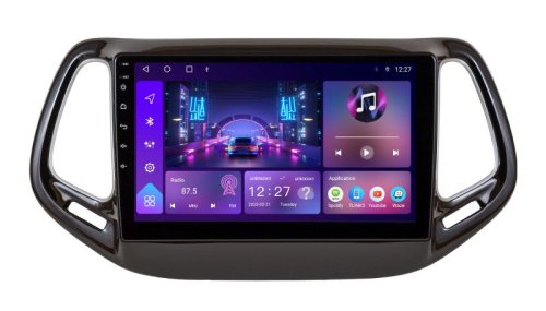 Штатная магнитола Soundbox S-9235 для Jeep Compass 2017+ с CarPlay и 4G модемом S8-9235