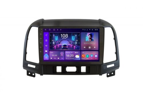 Штатная магнитола Soundbox S-8199 для Hyundai SantaFe 2006-2012 из CarPlay и 4G S4-8199