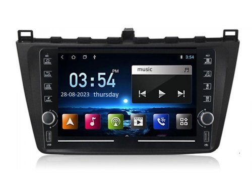 Штатна магнітола FORS.auto К400 для Mazda 6 (4+64Gb, 8") 2008-2013