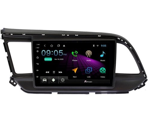 Штатна магнітола FORS.auto M400 для Hyundai Elantra (4+64Gb, 9") 2019+