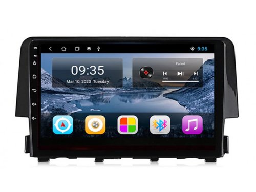 Штатна магнітола FORS.auto M200 для Honda Civic (2+32Gb, 9") 2015-2020