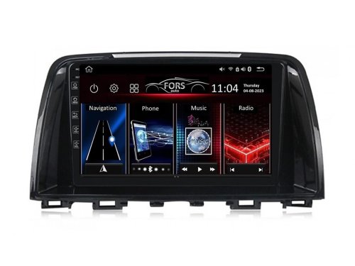 Штатная магнитола FORS.auto M100 для Mazda 6 (1+16Gb, 9") 2012-2016