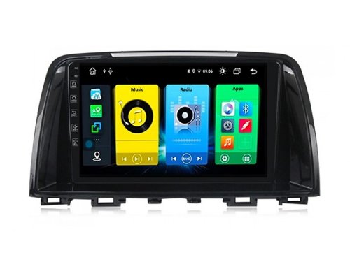 Штатная магнитола FORS.auto M200 для Mazda 6 (2+32Gb, 9") 2012-2016