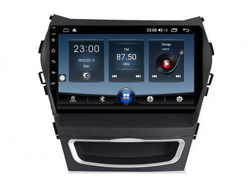 Штатна магнітола FORS.auto M200 для Hyundai Santa Fe/IX45 (2+32Gb, 9") 2012-2017