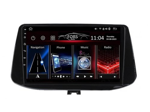 Штатная магнитола FORS.auto M100 для Hyundai i30 (1+16Gb, 9") 2017-2019