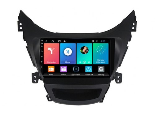 Штатна магнітола FORS.auto M400 для Hyundai Elantra (4+64Gb, 9") 2011-2013