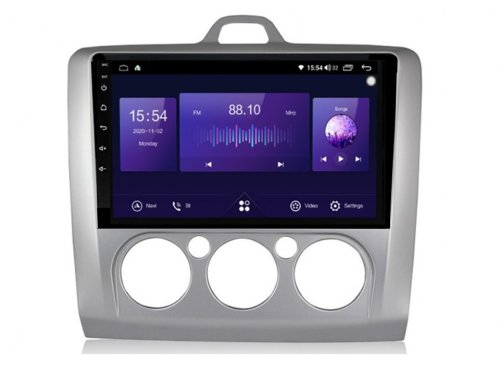 Штатная магнитола FORS.auto M200 для Ford Focus (Manual AC) 2005-2011