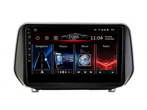 Штатная магнитола FORS.auto M100 для Hyundai Santa Fe (1+16Gb, 10") 2018+