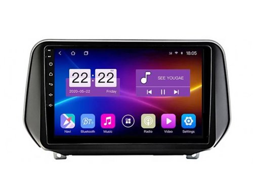 Штатна магнітола FORS.auto M400 для Hyundai Santa Fe (4+64Gb, 10") 2018+