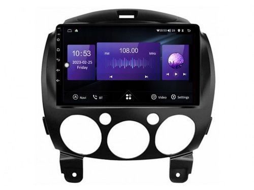 Штатная магнитола FORS.auto M150 для Mazda 2 (2+32Gb, 9") 2007-2014