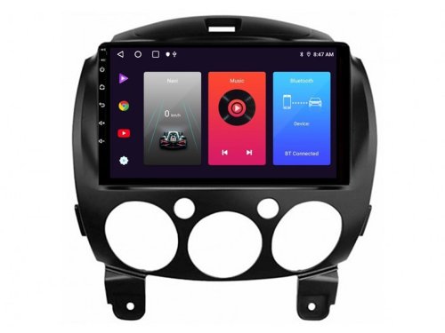 Штатная магнитола FORS.auto M200 для Mazda 2 (2+32Gb, 9") 2007-2014