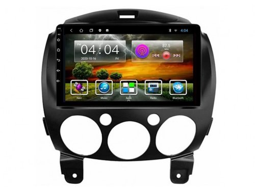 Штатная магнитола FORS.auto M400 для Mazda 2 (4+64Gb, 9") 2007-2014