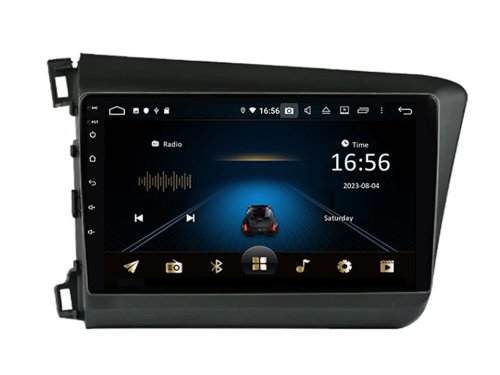 Штатная магнитола FORS.auto M500 для Honda Civic (4+64Gb, 9", LHD) 2012-2015