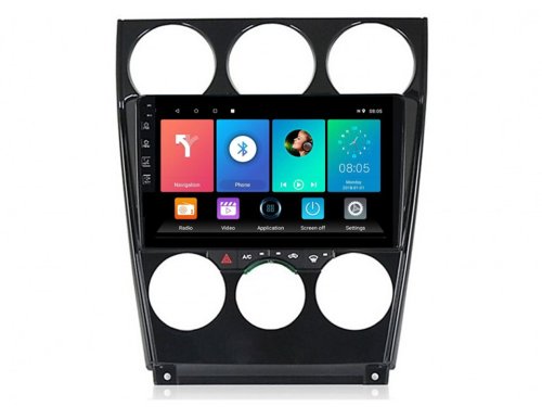 Штатна магнітола FORS.auto M500 для Mazda 6 (4+64Gb, 9") 2002-2008