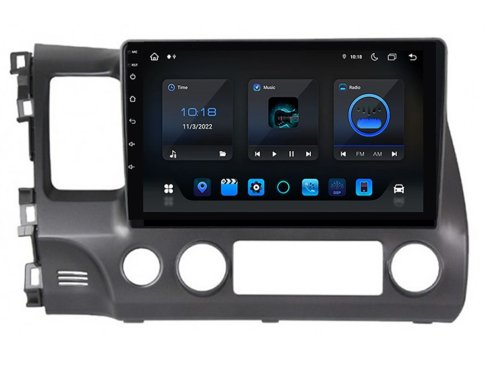 Штатная магнитола FORS.auto М300 для Honda Civic (3+32Gb, 10") 2006-2011