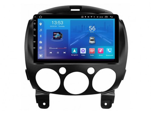 Штатна магнітола FORS.auto M600 для Mazda 2 (6+128Gb, 9") 2007-2014