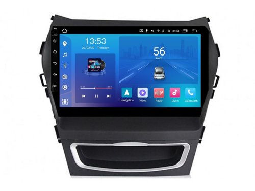 Штатная магнитола FORS.auto M600 для Hyundai Santa Fe/IX45 (6+128Gb, 9") 2012-2017