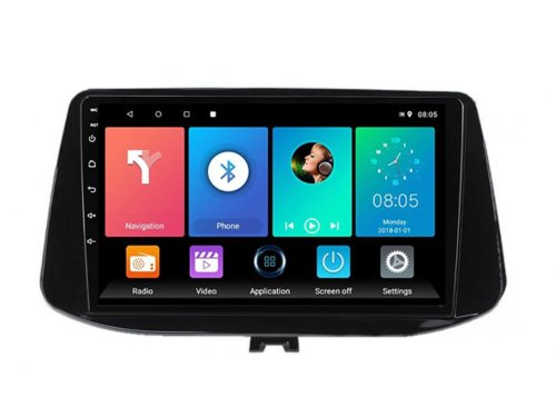 Штатная магнитола FORS.auto M600 для Hyundai i30 (6+128Gb, 9") 2017-2019